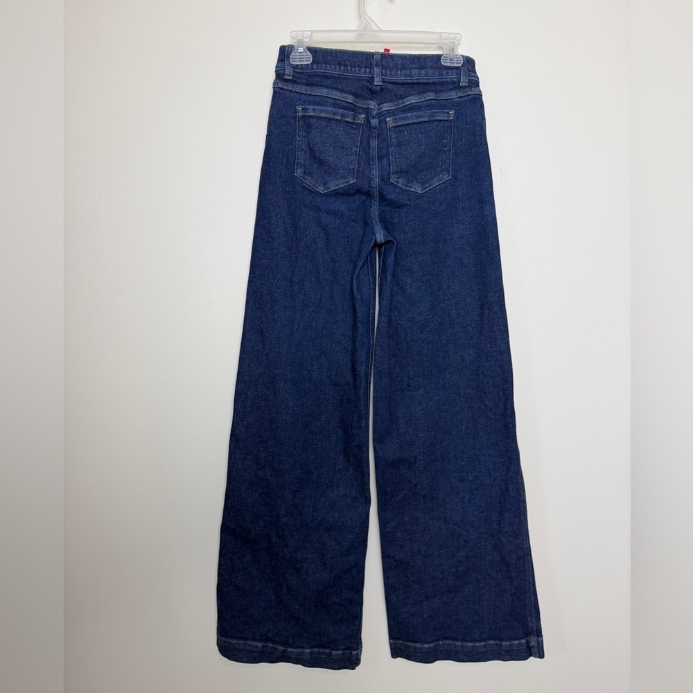 SPANXshape™ EveryWear High Rise Wide Leg Jeans - Poseidon Size M TALL - Picture 5 of 8